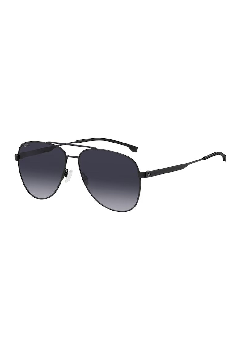 Boss Ochelari de soare aviator cu lentile in degrade - Negru stins