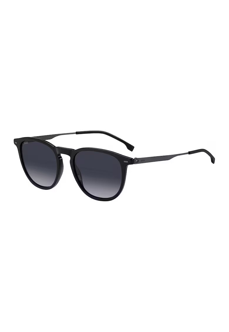 Boss Ochelari de soare pantos cu lentile in degrade - Negru/Albastru ultramarin/Argintiu inchis