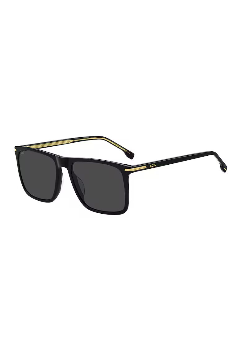 Boss Ochelari de soare patrati - Auriu/Negru