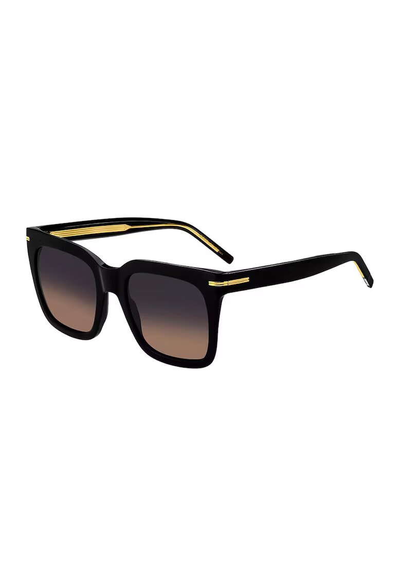 Boss Ochelari de soare patrati - Auriu/Negru