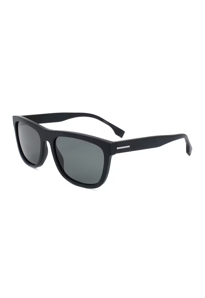 Boss Ochelari de soare patrati cu lentile uni - Negru