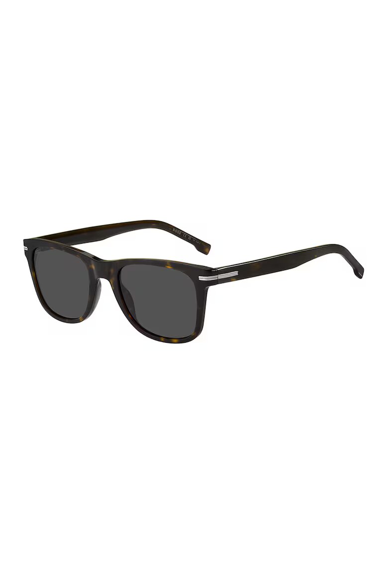 Boss Ochelari de soare wayfarer cu logo discret - Negru/Portocaliu