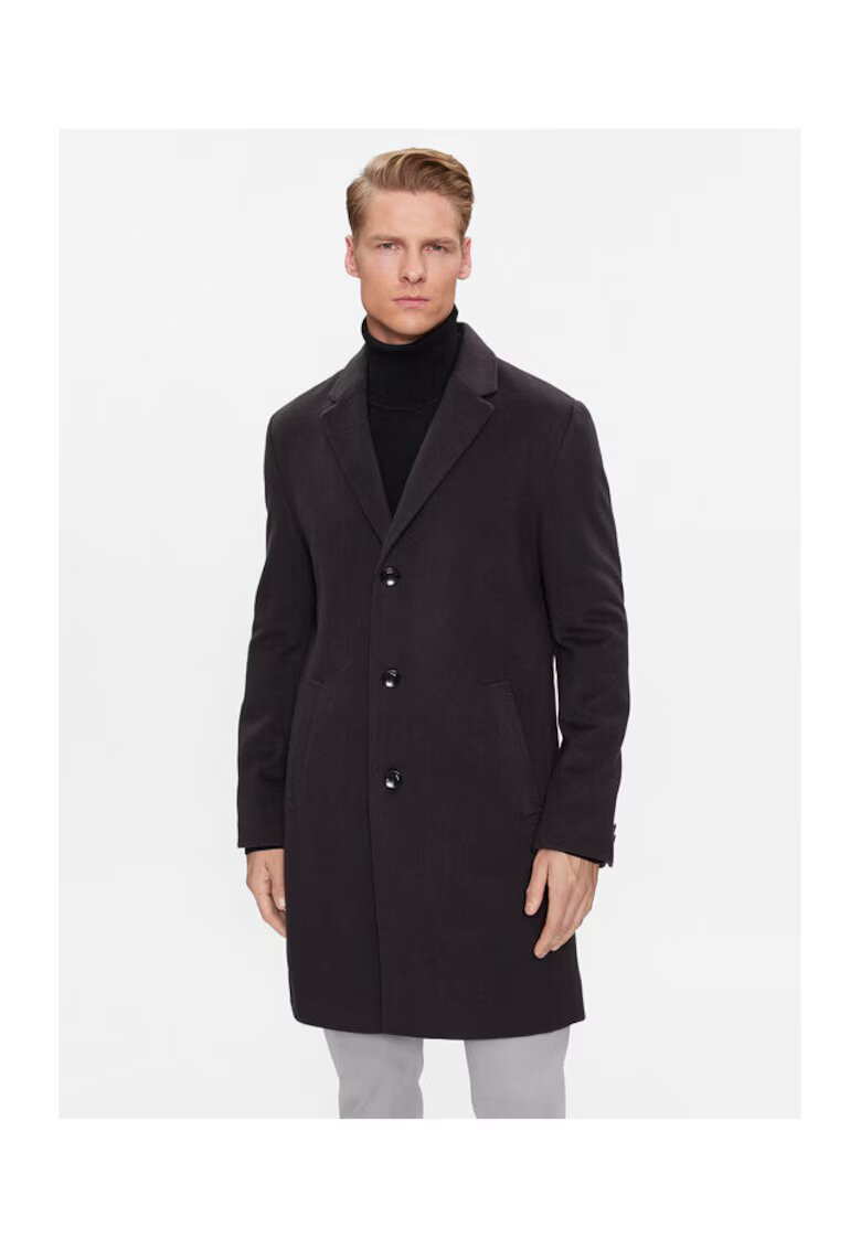 Boss Palton barbati - 303387792 - Lana/Poliamida - 50 EU - Albastru