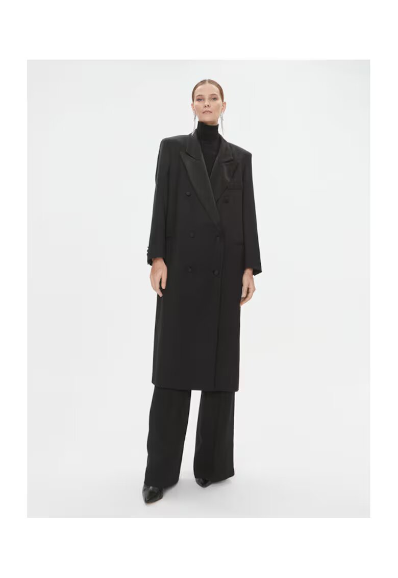 Boss Palton de tranzitie dama negru -