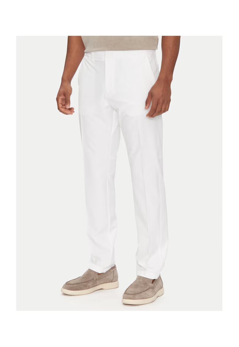 Boss Pantaloni barbati alb -