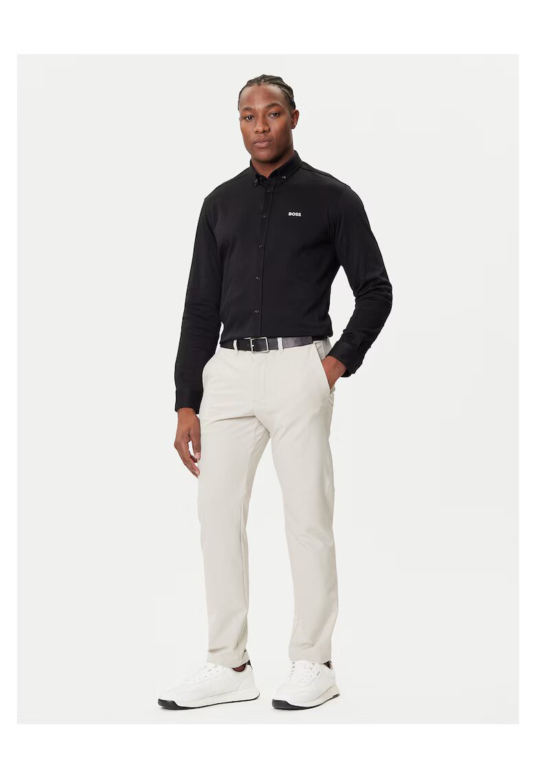 Boss Pantaloni barbati bej -