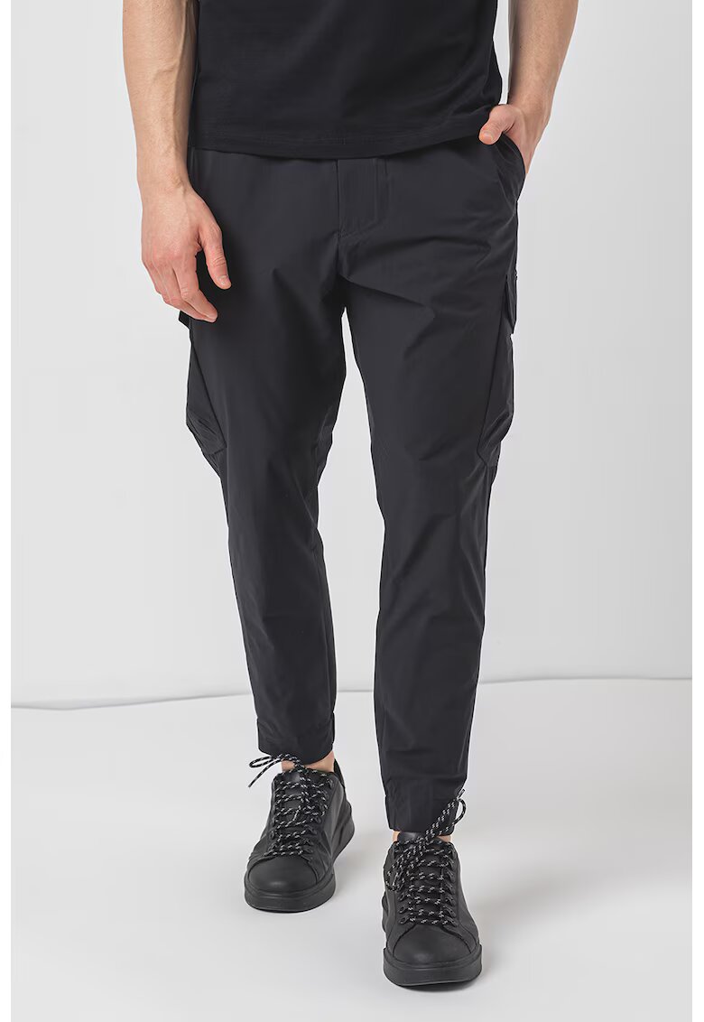 Boss Pantaloni cargo din material usor Urbanex - Negru