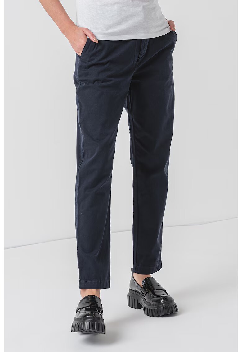 Boss Pantaloni chino crop Tachini - Bleumarin