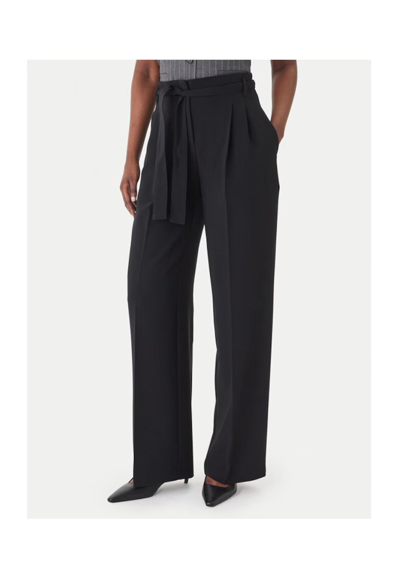 Boss Pantaloni dama - 302898640 - Negru