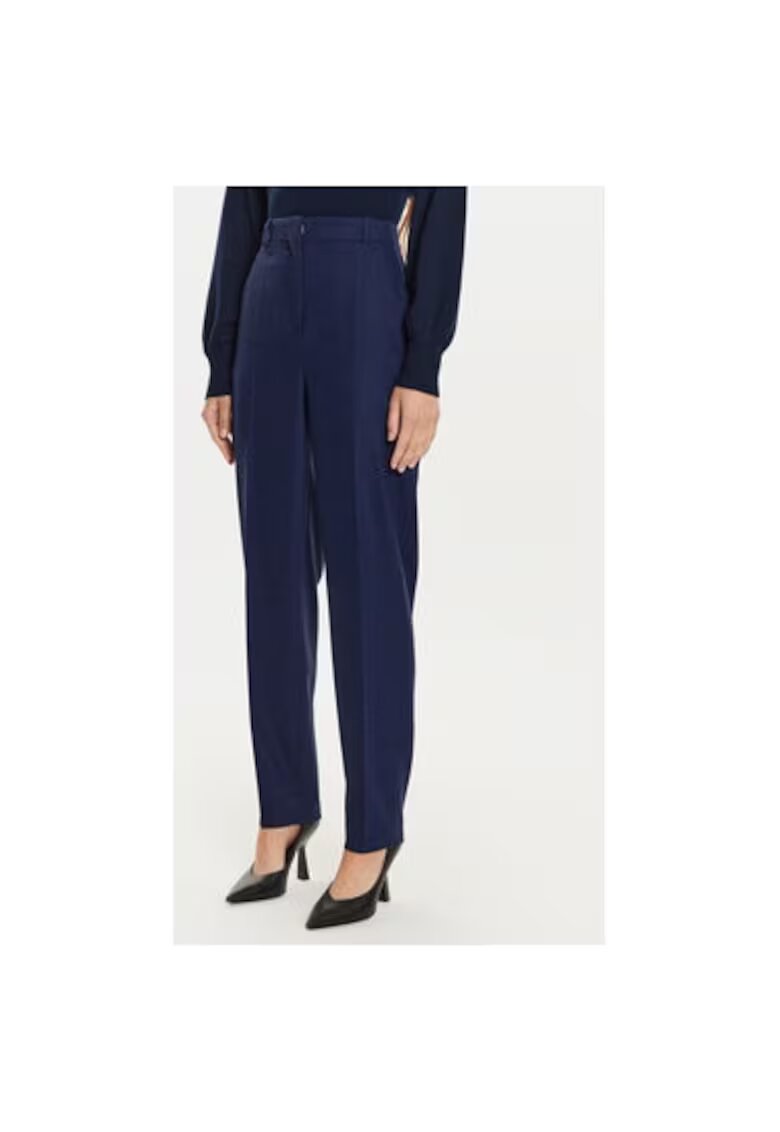 Boss Pantaloni dama - 304334009 - Lana/Poliester/Viscoza - Albastru - Albastru