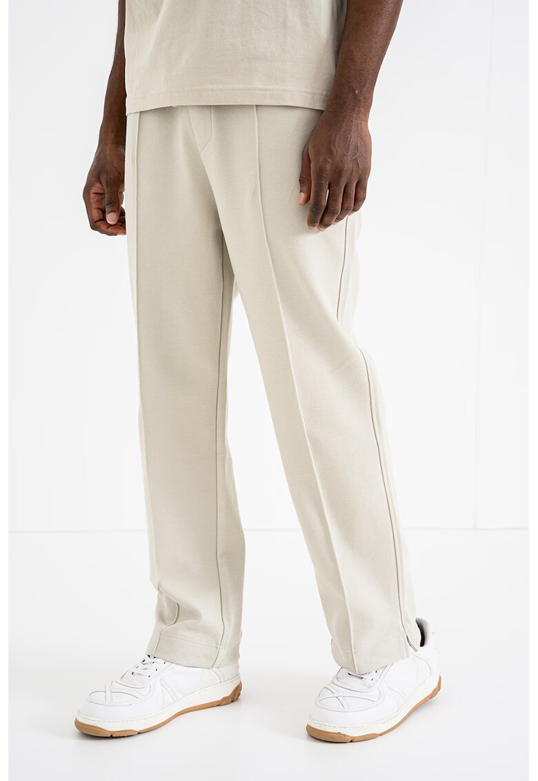 Boss Pantaloni de trening cu pensa Hurley - Bej deschis
