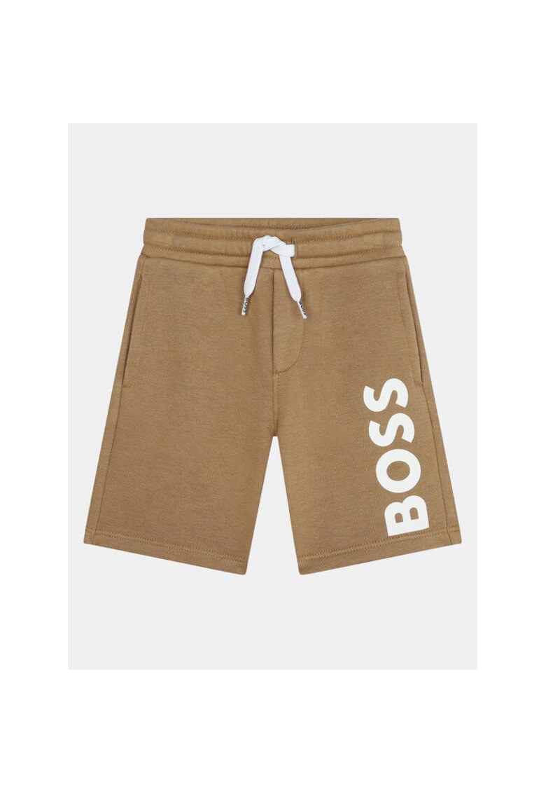 Boss Pantaloni scurti baieti - 303626945 - Bumbac - Bej - Bej