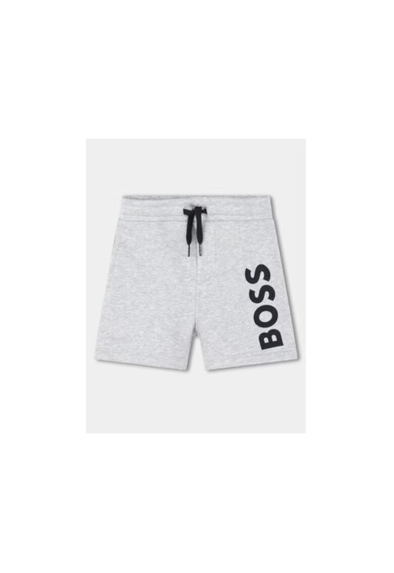 Boss Pantaloni scurti baieti - Bumbac - Gri - Gri