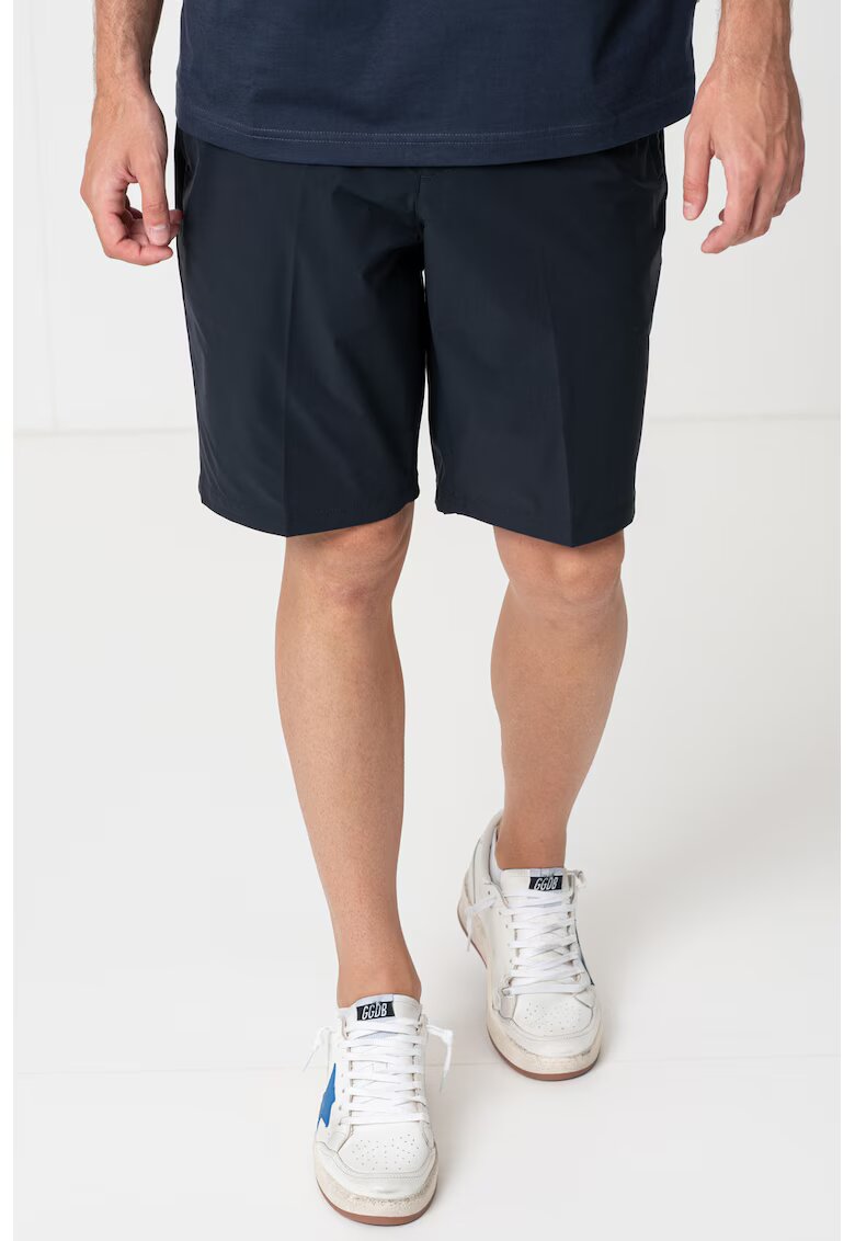 Boss Pantaloni scurti regular fit cu buzunare - din material usor Speedflex - Bleumarin