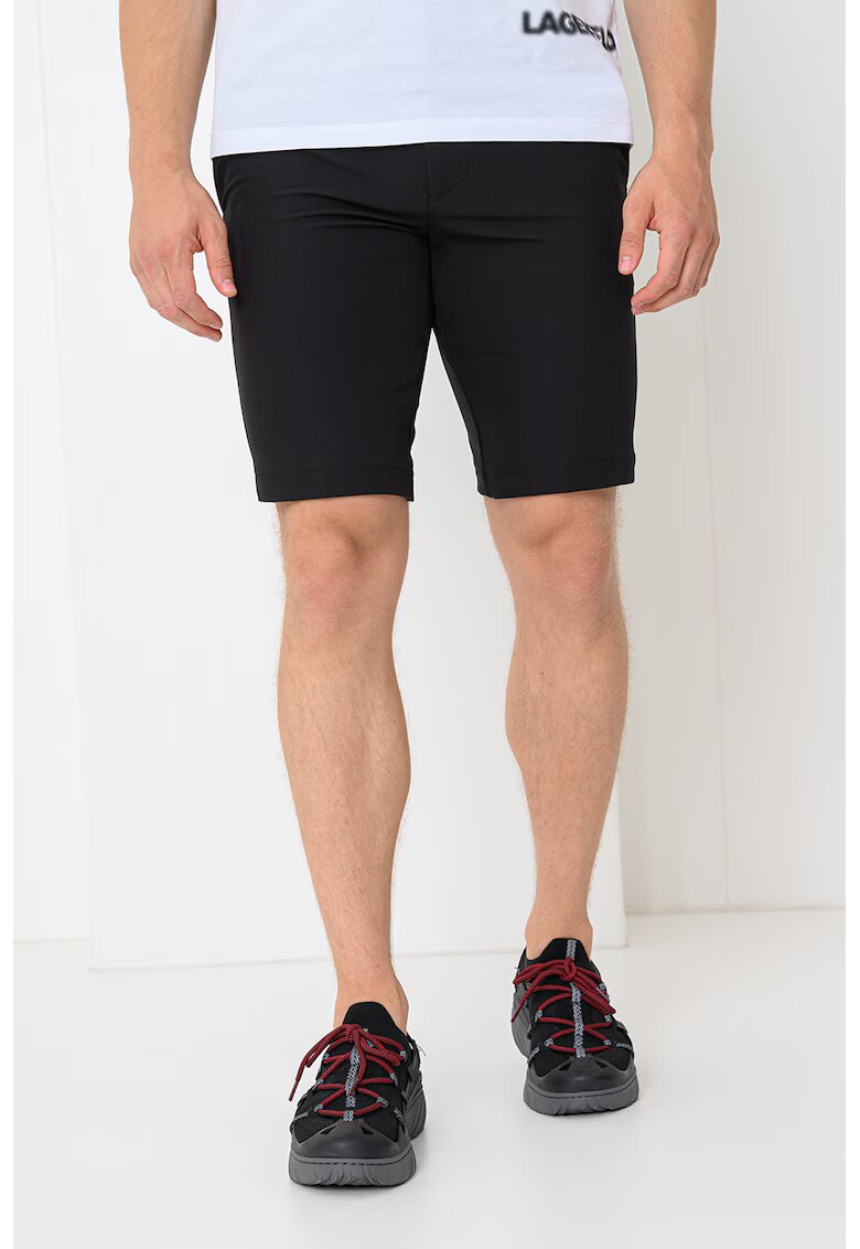 Boss Pantaloni scurti slim fit cu buzunare oblice - Negru
