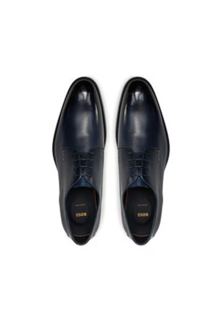 Boss Pantofi barbatesti - piele naturala - bleumarin - inchidere cu sireturi -