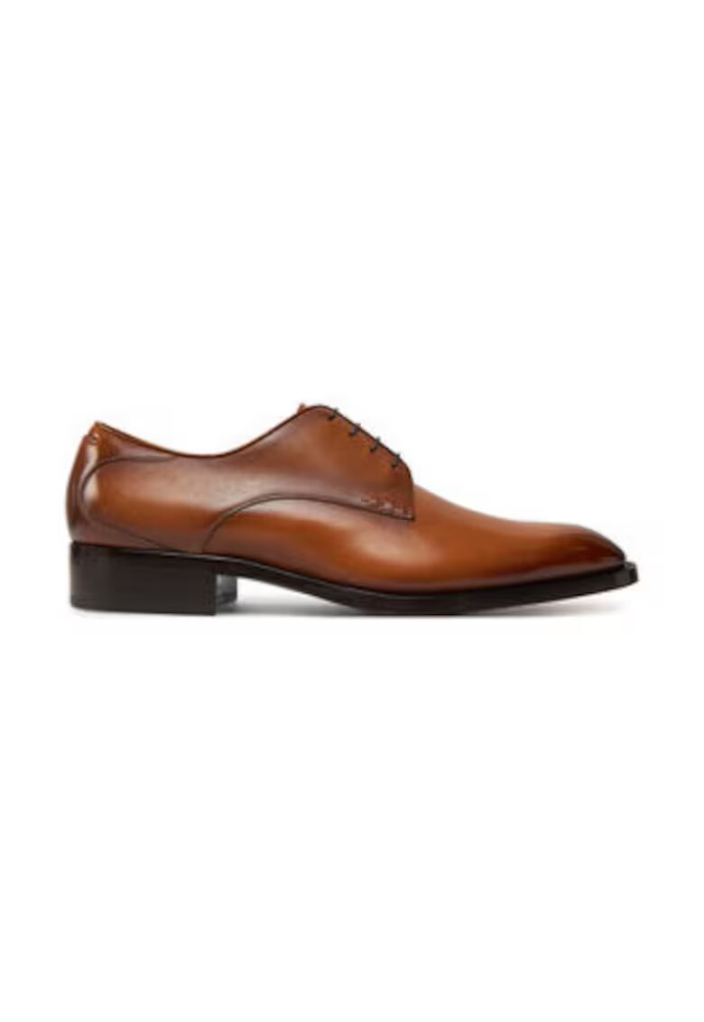 Boss Pantofi barbatesti - piele naturala - maro - eleganti - confortabili -