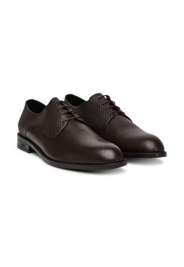 Boss Pantofi barbatesti - piele naturala - maro inchis