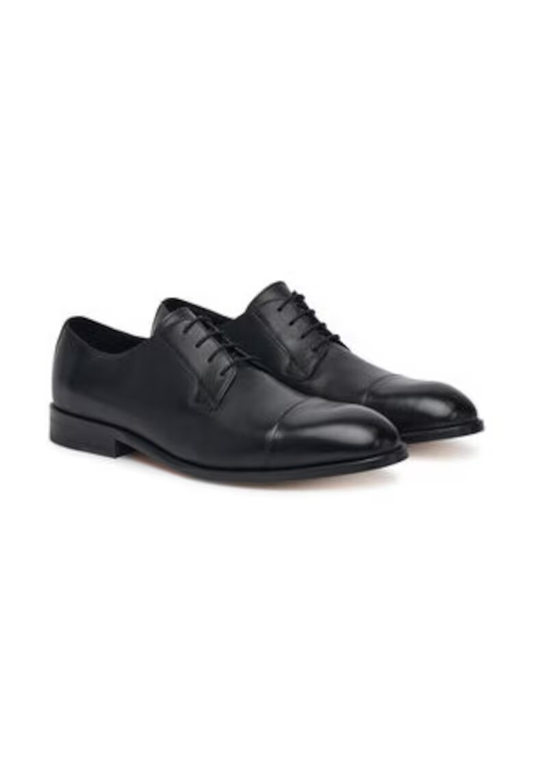 Boss Pantofi barbatesti - piele naturala - negru - eleganti