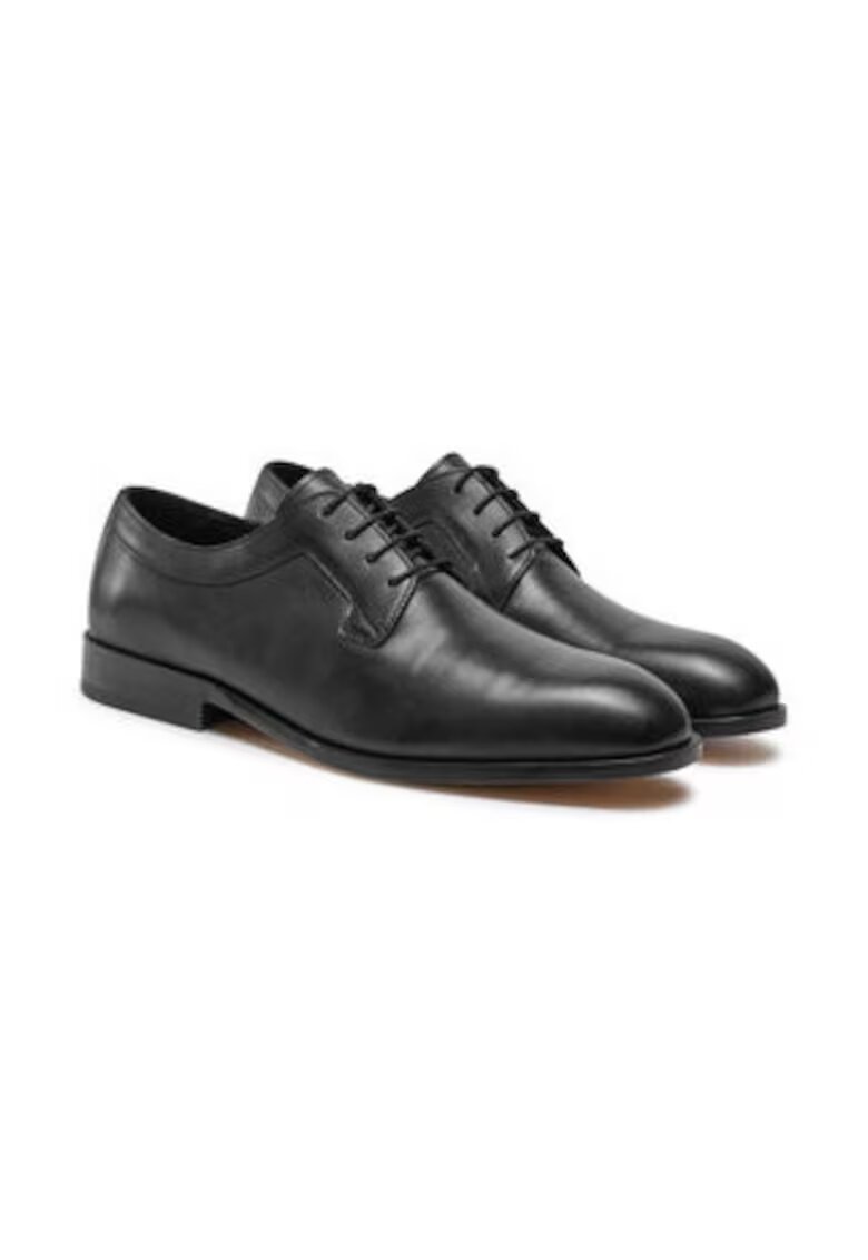 Boss Pantofi barbatesti - piele naturala - negru - inchidere cu sireturi -