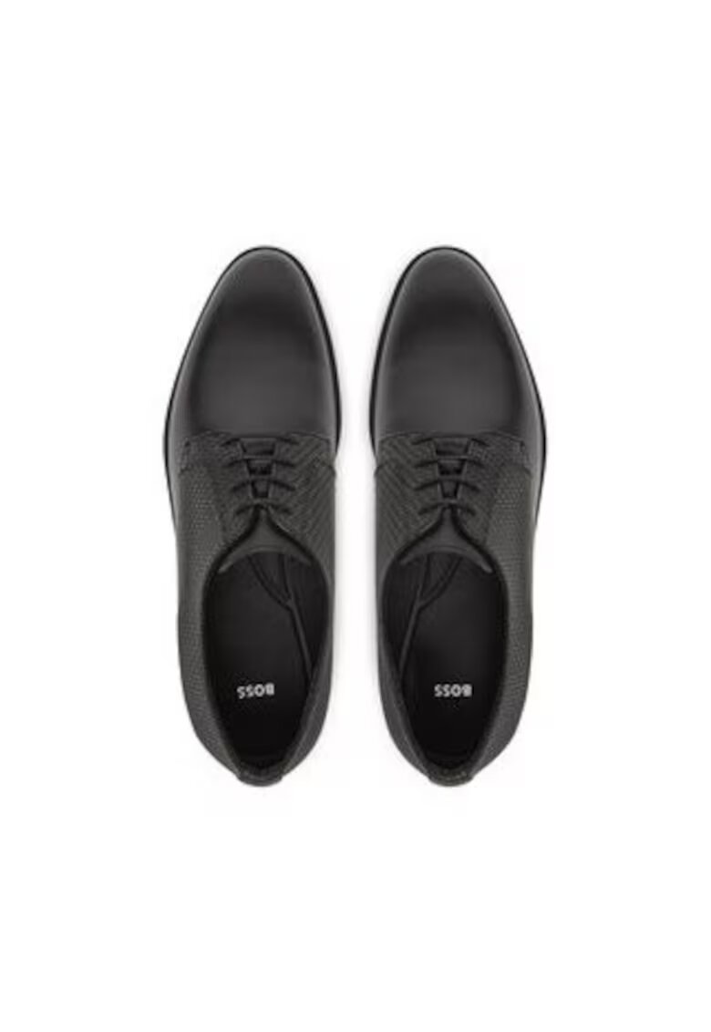 Boss Pantofi barbatesti - piele naturala - negru - stil clasic
