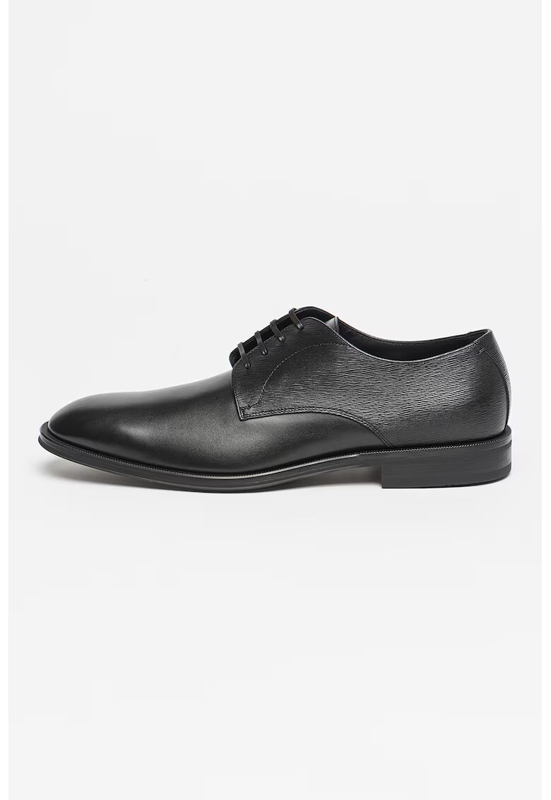 Boss Pantofi derby de piele Derrek - Negru