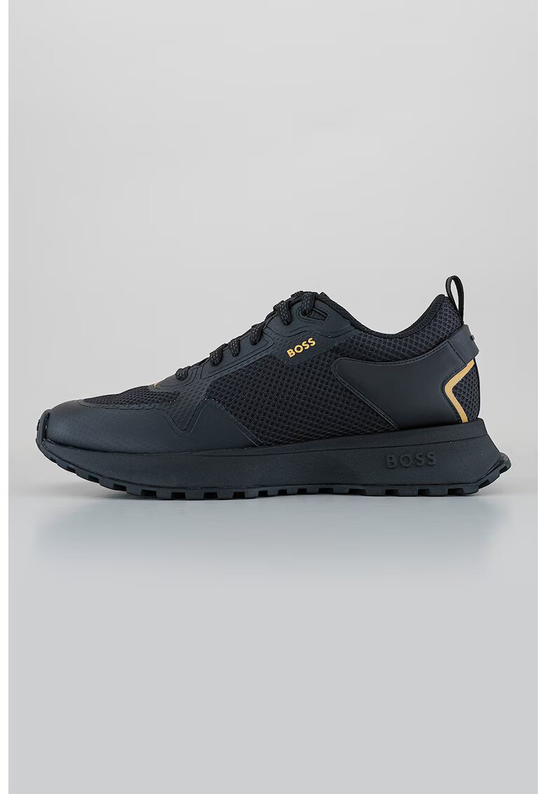 Boss Pantofi sport cu insertii din plasa Jonah - Negru