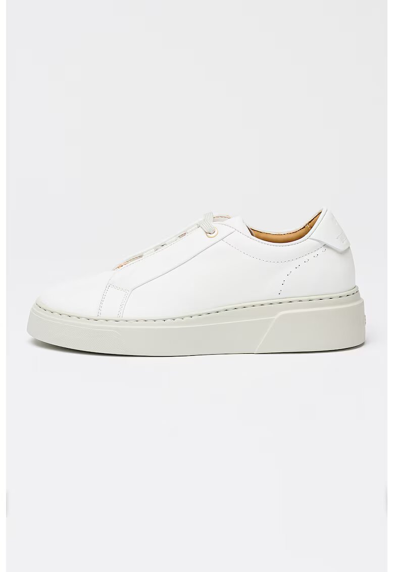 Boss Pantofi sport low-cut din piele Gabry - Alb