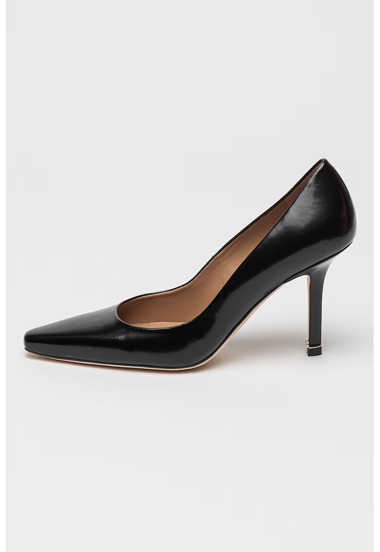 Boss Pantofi stiletto de piele cu varf ascutit Charlize - Negru