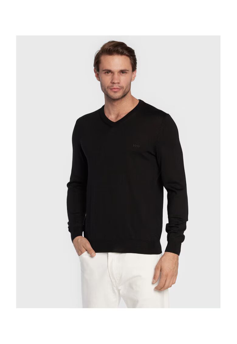 Boss Pulover barbati - 301461821 - Lana - S INTL - Negru