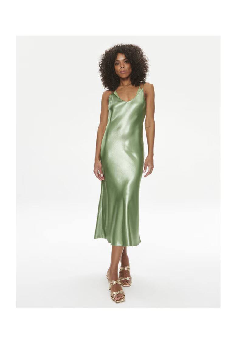 Boss Rochie dama - 303807078 - Poliester/Poliester reciclat - Verde - Verde