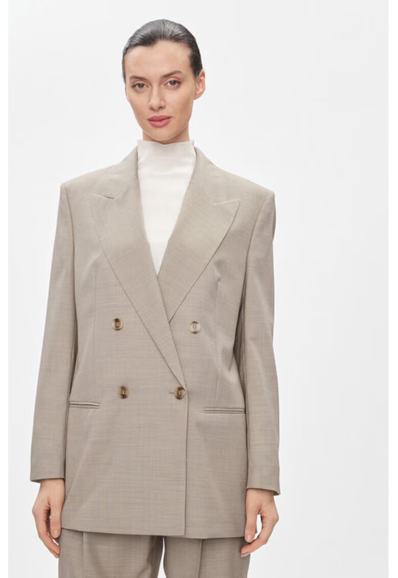 Boss Sacou dama - 303659936 - Lana - Bej - Bej