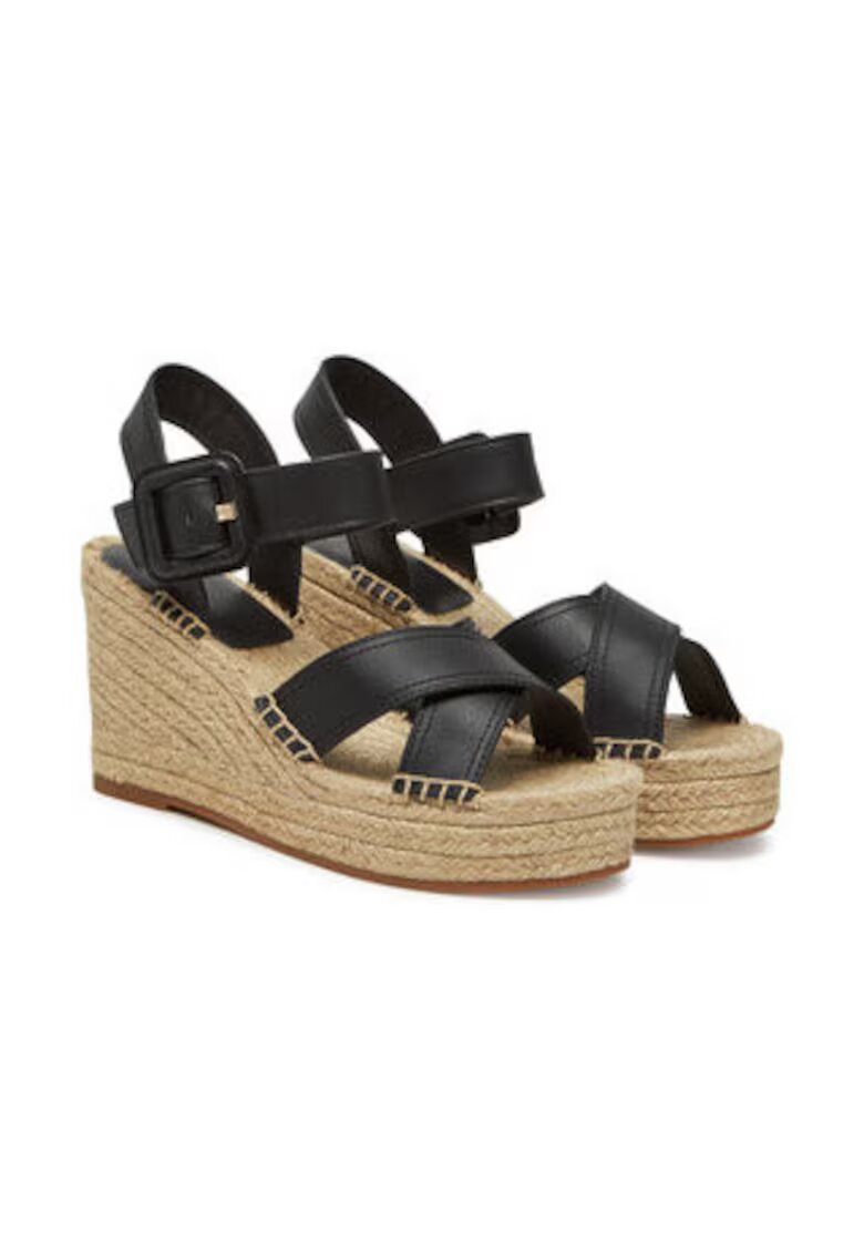 Boss Sandale dama - piele naturala - negru