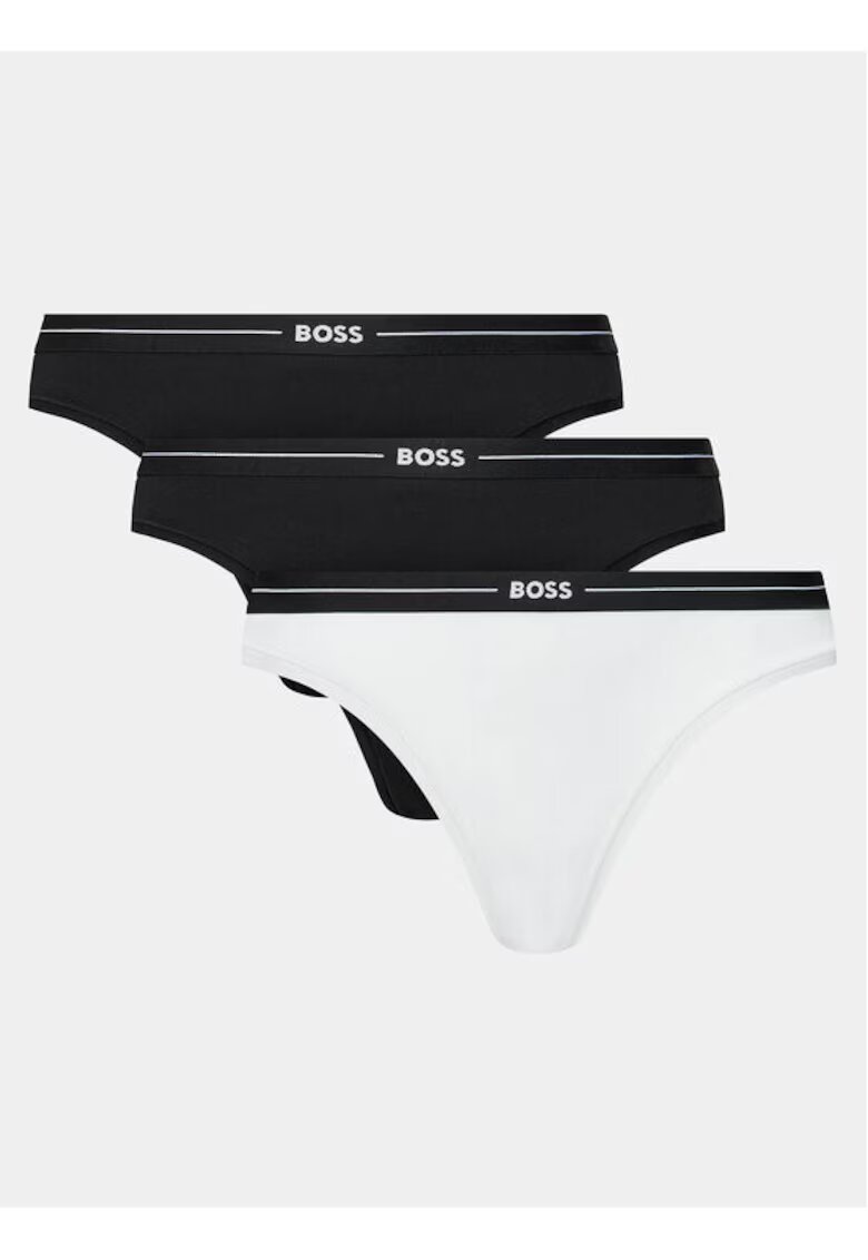 Boss Set 3 chiloti dama - 303659660 - Bumbac - Alb - Alb