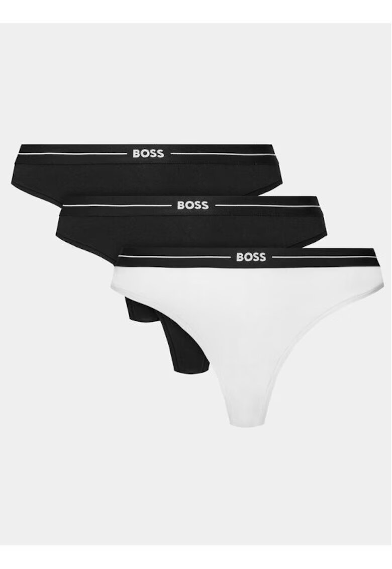 Boss Set 3 chiloti dama - 303659684 - Bumbac - Alb - Alb