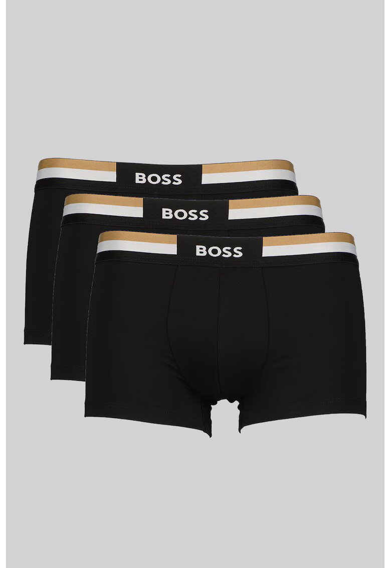 Boss Set de boxeri Motion - 3 perechi - Negru
