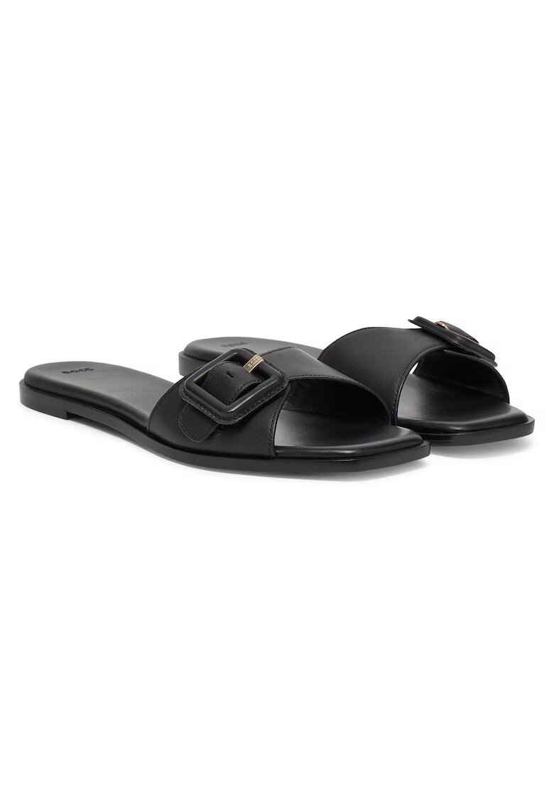 Boss Slapi model Charlize - piele naturala - culoare neagra -