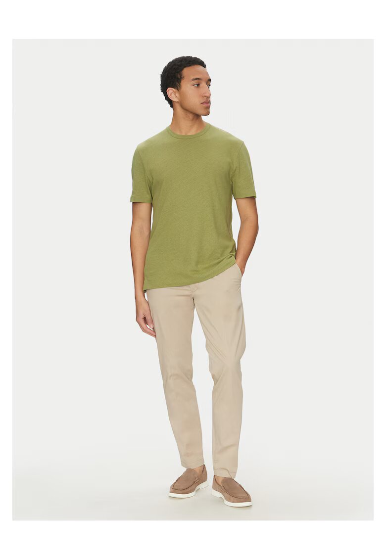 Boss Tricou barbat bumbac - verde