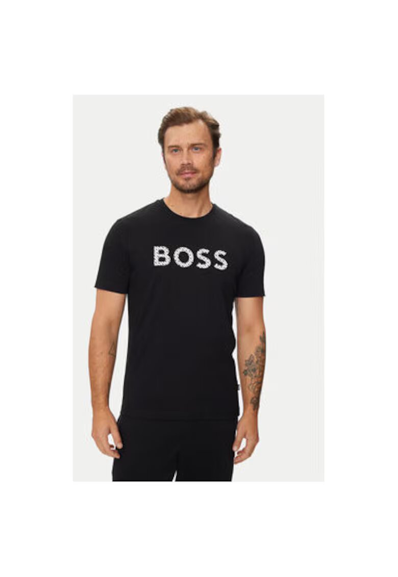 Boss Tricou barbati - 304018534 - Bumbac - Negru - Negru