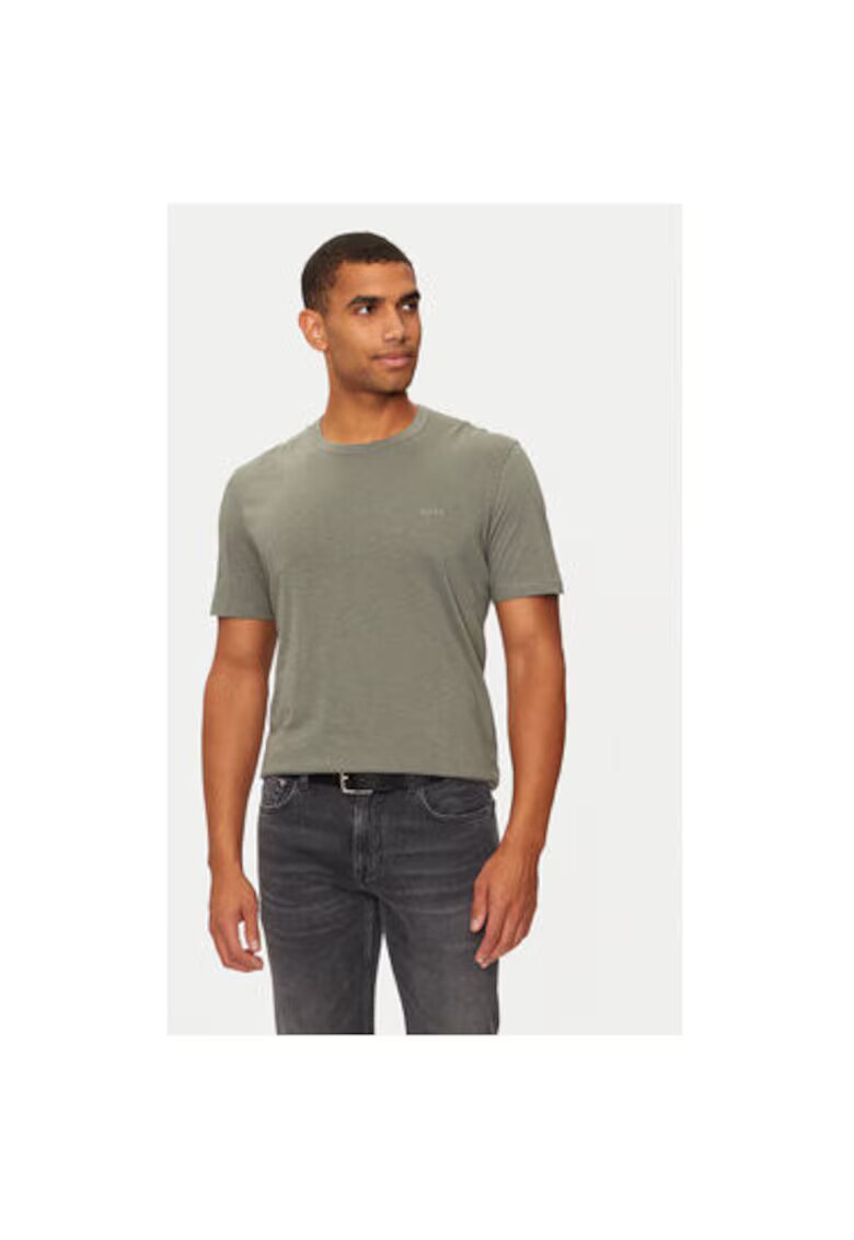Boss Tricou barbati - 304241901 - Bumbac - Gri - Gri