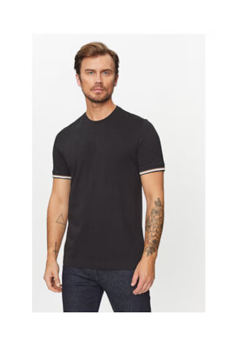 Boss Tricou barbati - negru - 100% bumbac -
