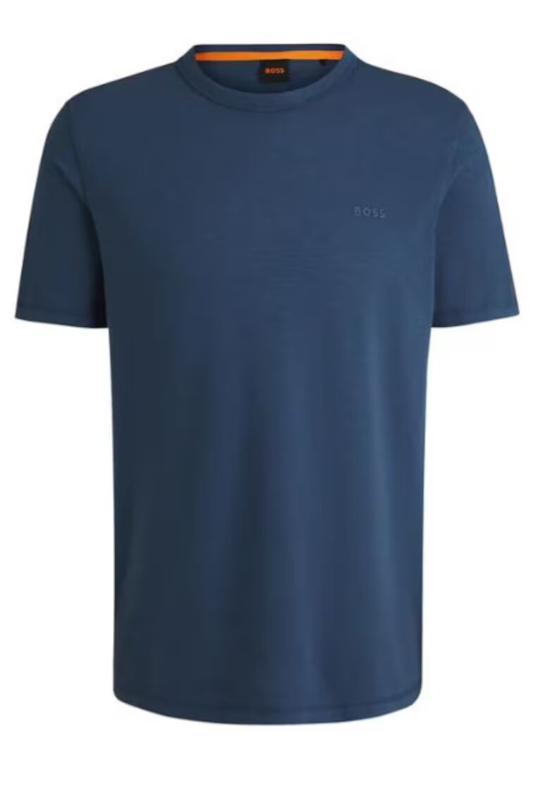 Boss Tricou confortabil din bumbac - Albastru petrol