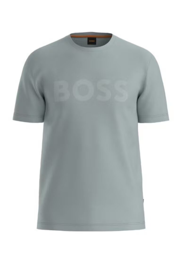 Boss Tricou cu design distinctiv - Verde menta