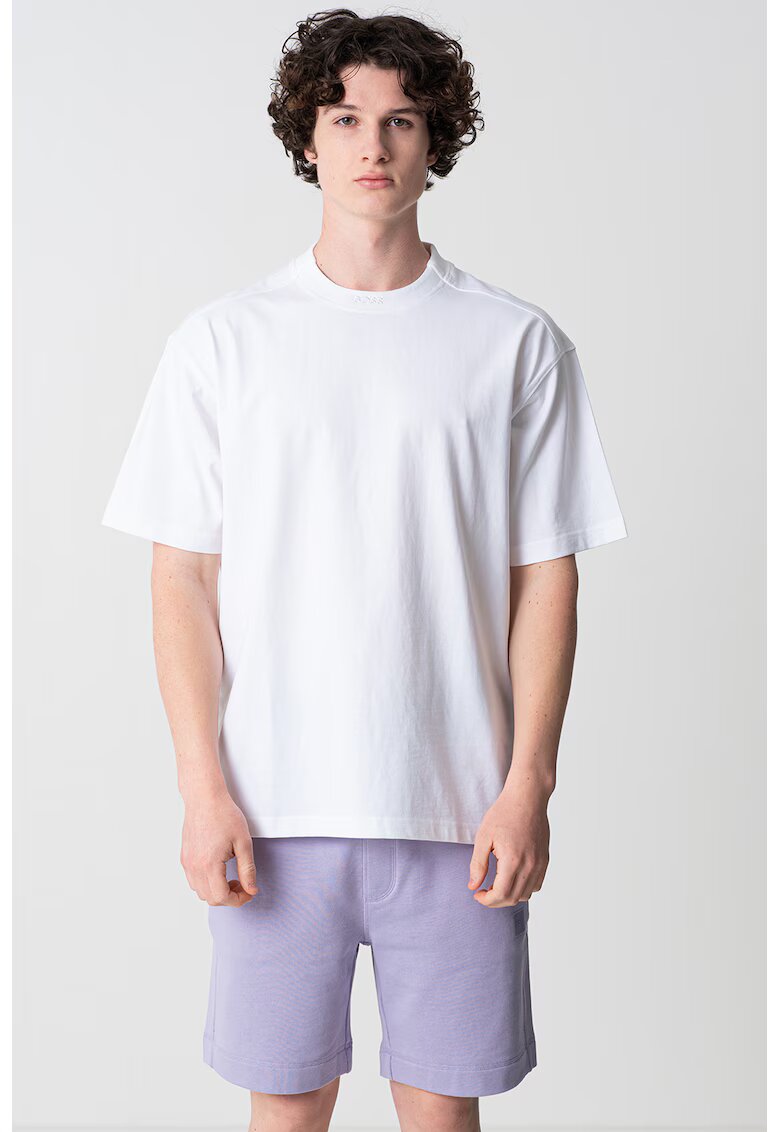 Boss Tricou lejer de bumbac - Alb