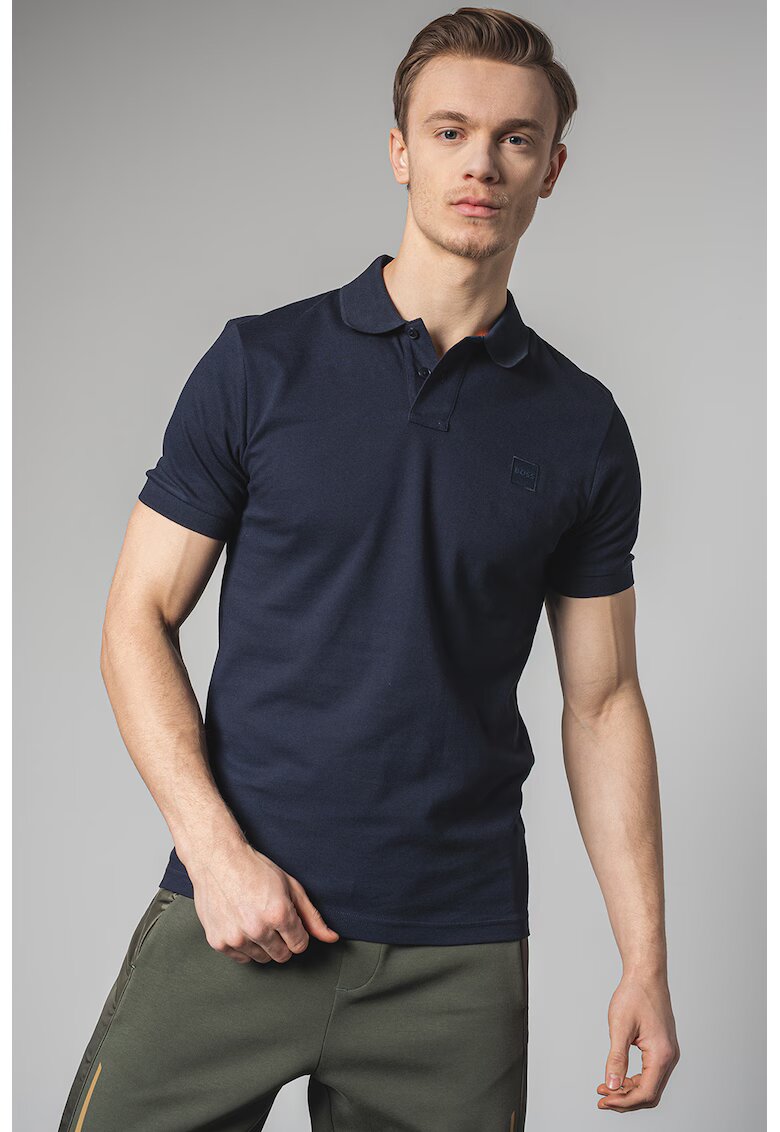 Boss Tricou polo slim fit Passenger - Albastru ultramarin
