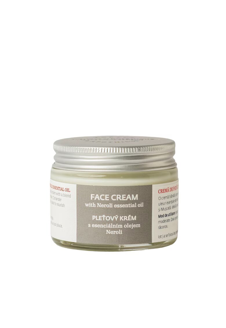 Botanicus Crema de fata naturala cu Neroli - 50g - fara parabeni si siliconi - potrivita pentru toate tipurile de ten - hidratare intensa - calamare si protectie - textura lejera - absorbtie rapida