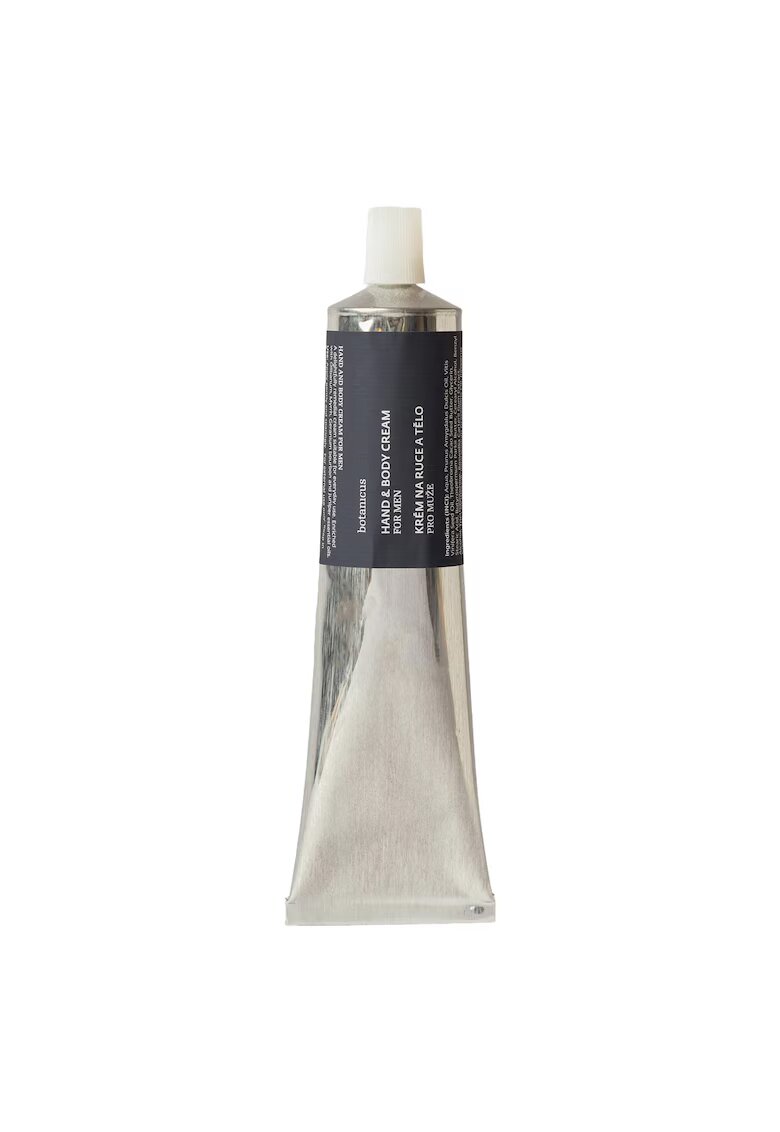 Botanicus Crema de maini si corp pentru Barbati - 100g - fara parabeni si siliconi - pentru pielea uscata - crapata sau iritata - formula hranitoare si rapid absorbanta