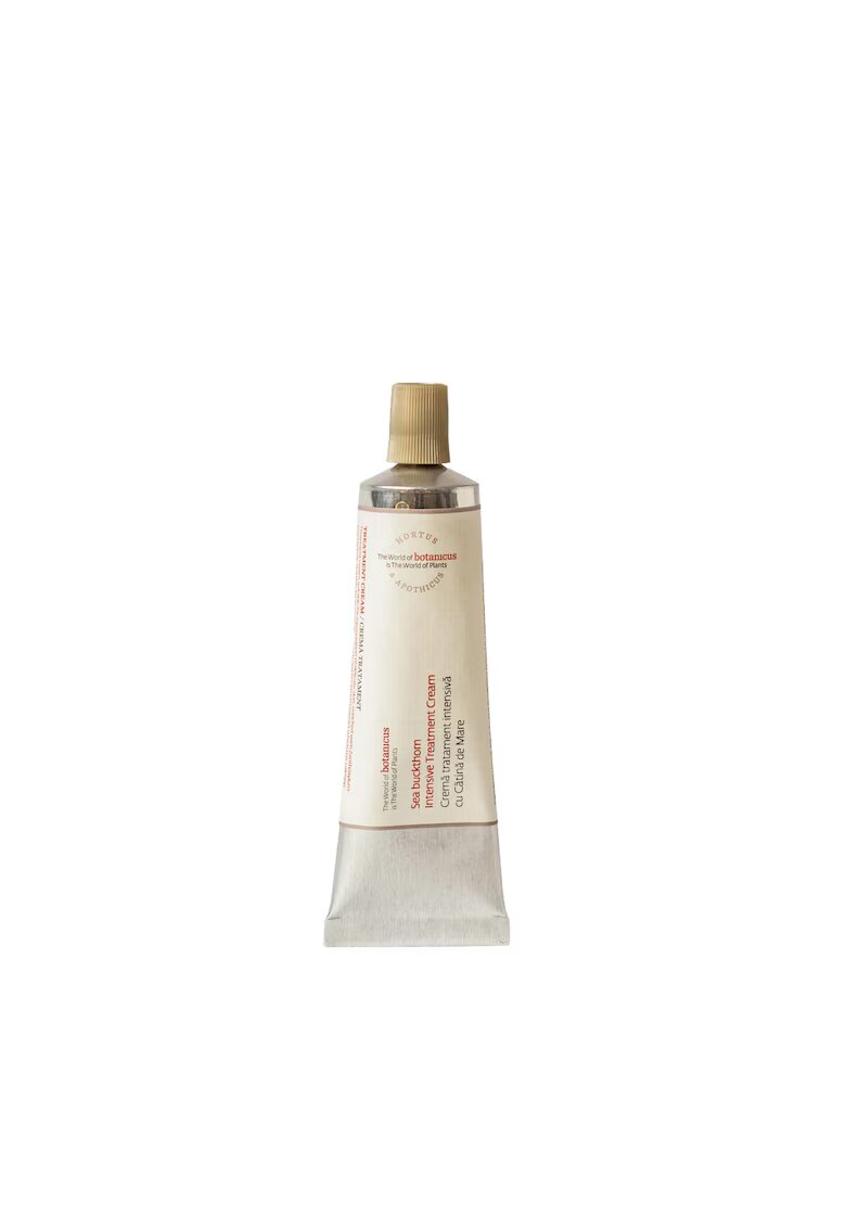 Botanicus Crema Tratament Intensiva cu Catina de Mare - 50 g - pentru pielea sensibila - iritata si cu eczema - fara parabeni si siliconi - calmeaza si imbunatateste starea pielii