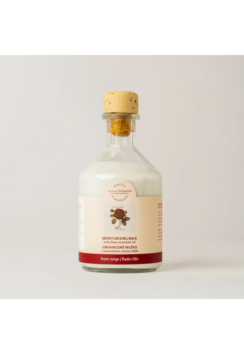 Botanicus Lapte hidratant cu ulei esential de Trandafir 250 ml - formula cu ingrediente botanice - fara parabeni - siliconi - coloranti sau parfumuri sintetice - hidratare profunda