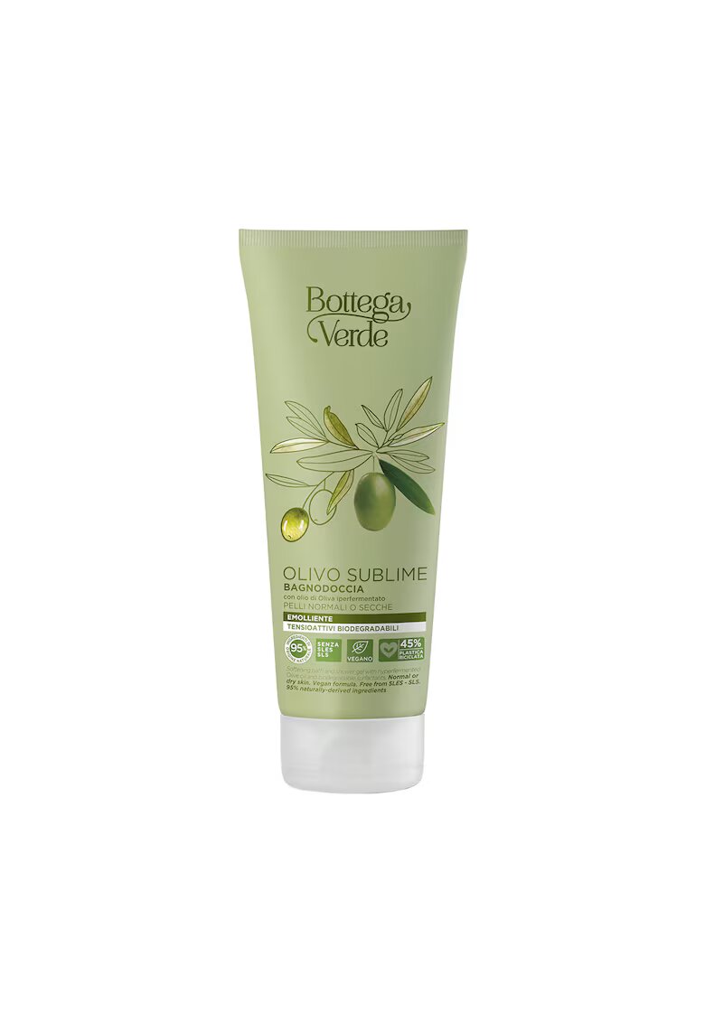 Bottega Verde Gel de dus emolient cu ulei de masline hiperfermentat - Olivo Sublime - 200 ml